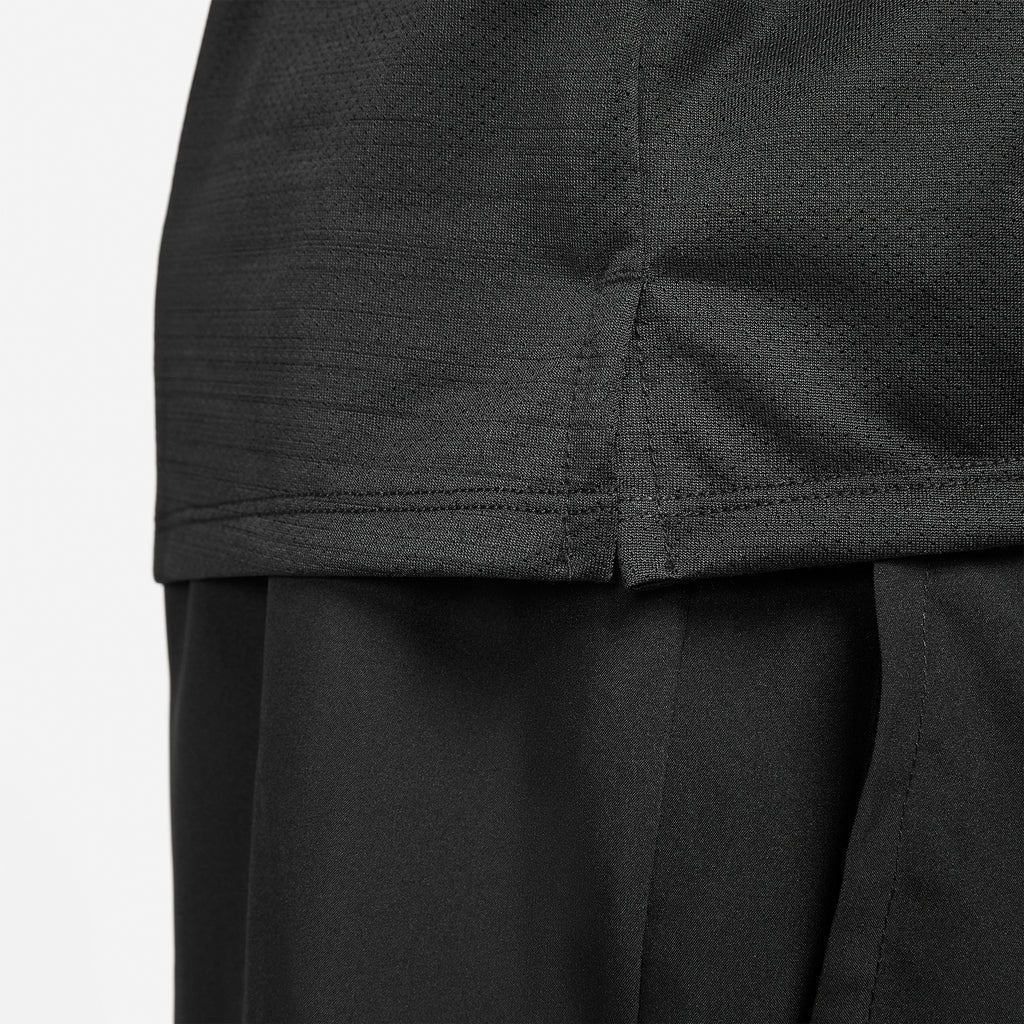 Nike Dri-FIT Miler Breathe Maglietta Black/Reflective Silver