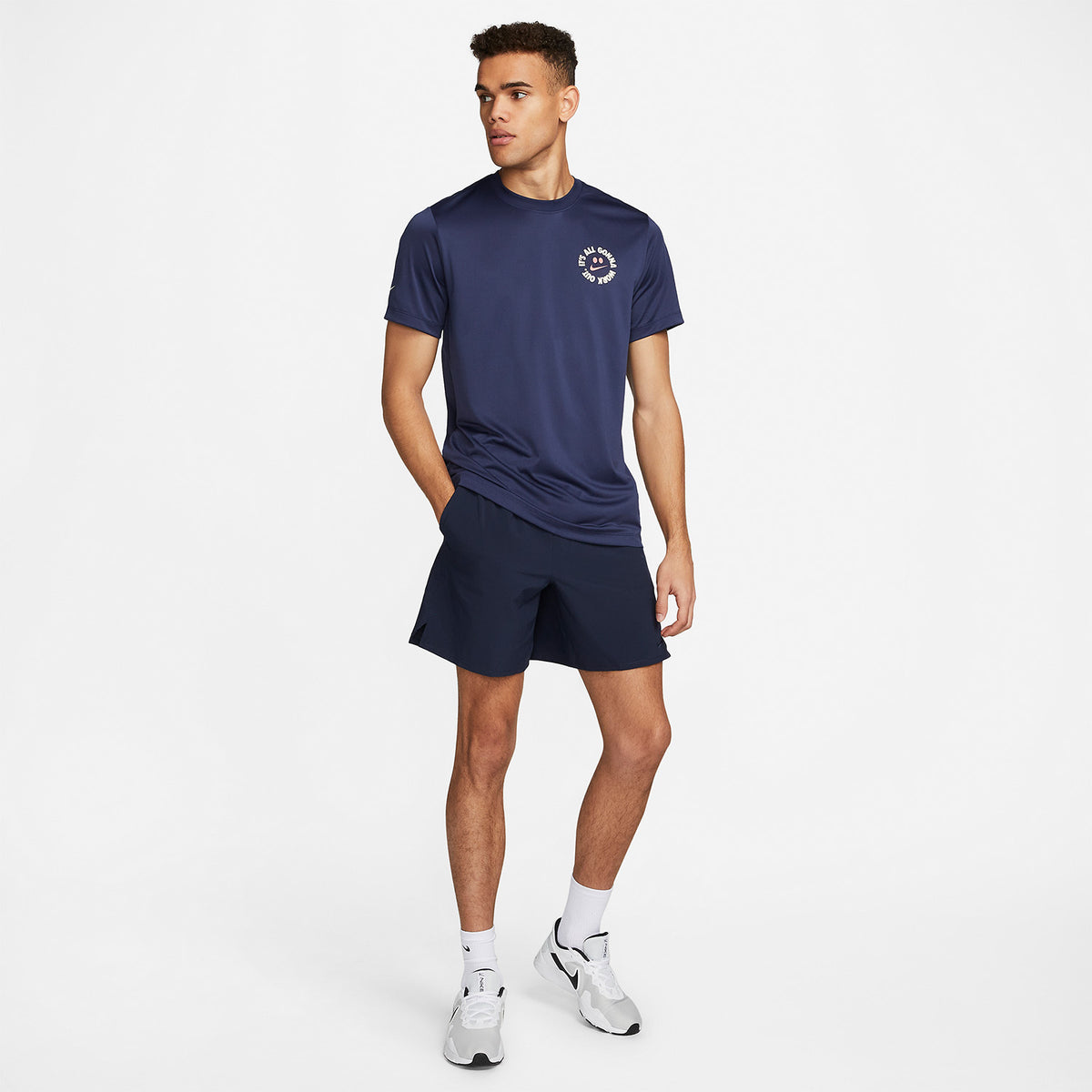 Nike Dri-FIT Unlimited 7in Pantaloncini Obsidian/Black/Obsidian