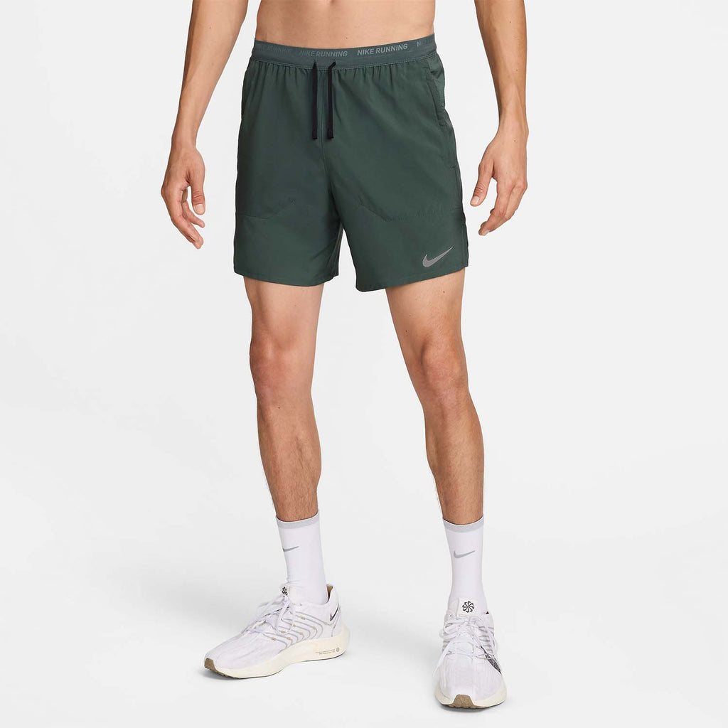 Nike Dri-FIT Stride 2 in 1 7in Pantaloncini Vintage Green/Bicoastal/Reflective Silver