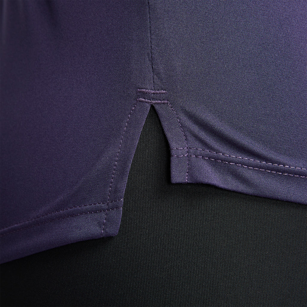 Nike Dri-FIT Swoosh Maglietta Purple Ink/Disco Purple