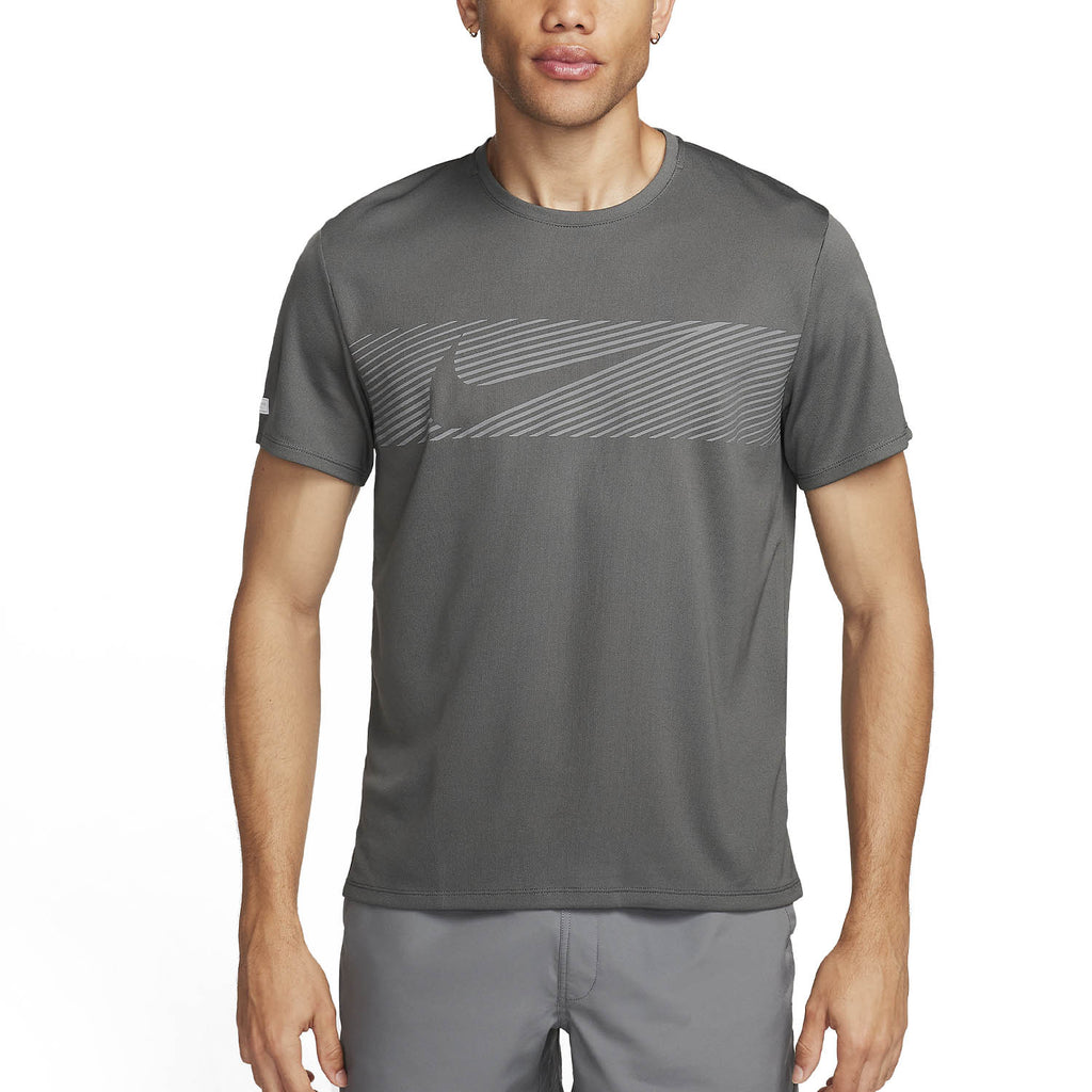 Nike Miler Flash Maglietta Iron Grey/Reflective Silver