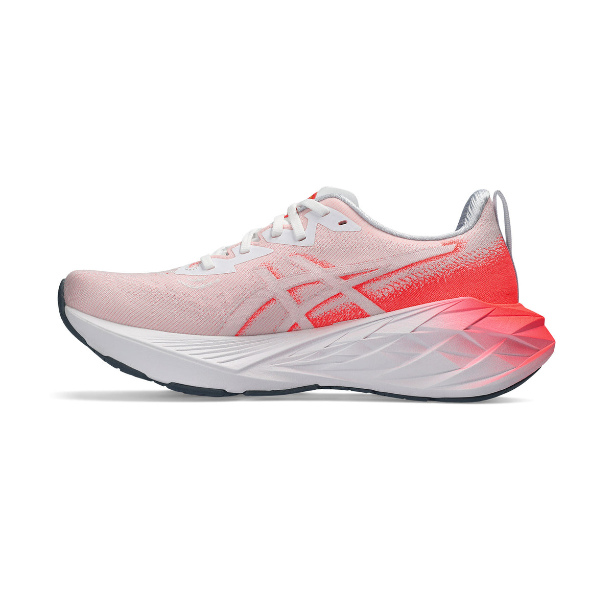 Asics Novablast 4 White/Sunrise Red