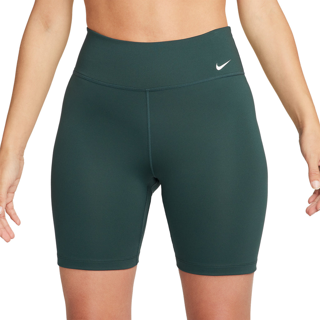Nike One Mid Rise 7in Pantaloncini Deep Jungle/White