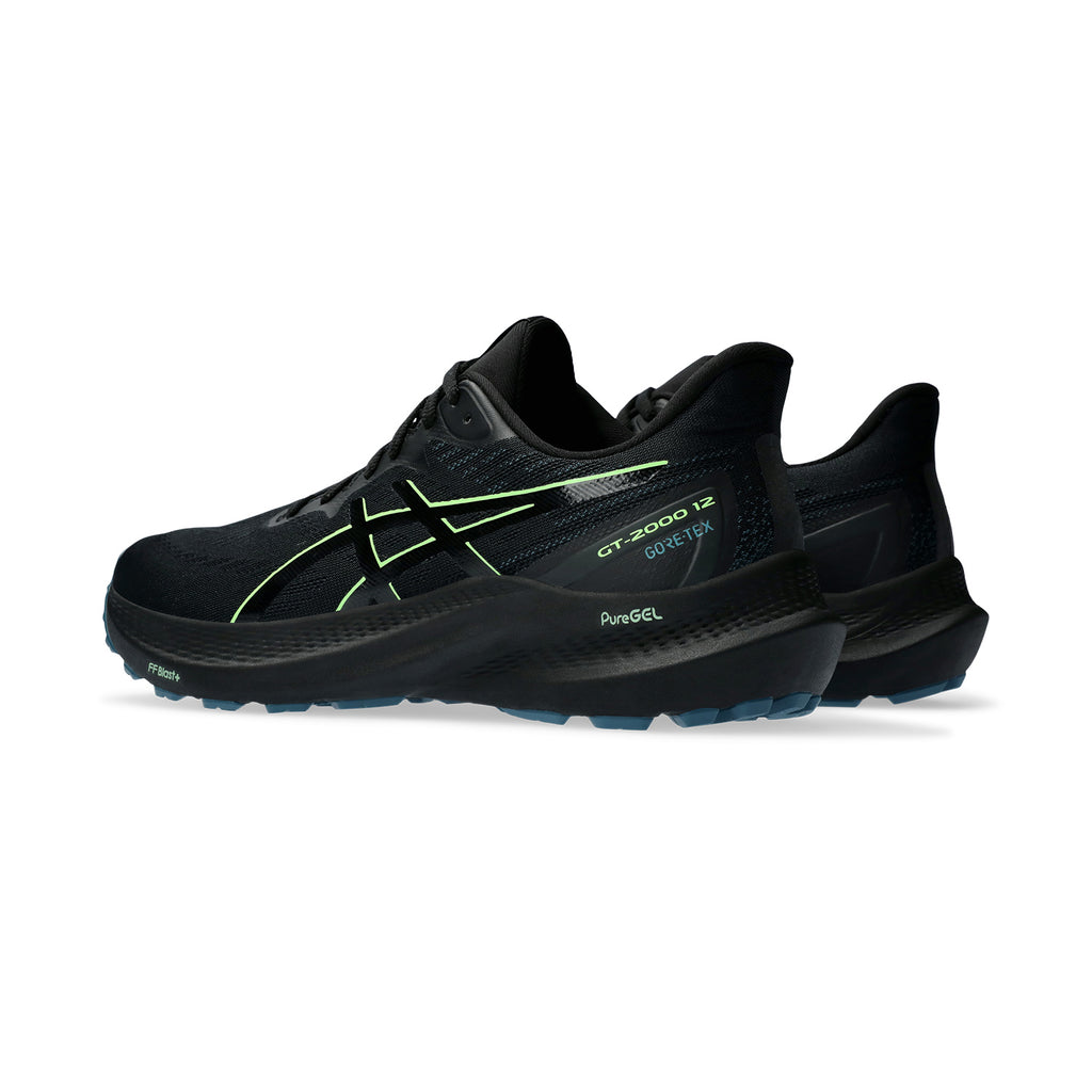 Asics GT 2000 12 GTX Black/Illuminate Green