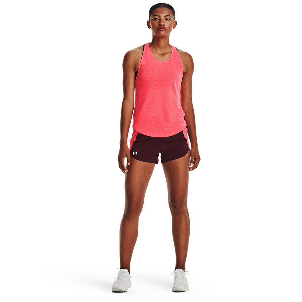 Under Armour Fly By Elite 3in Pantaloncini Red/Black