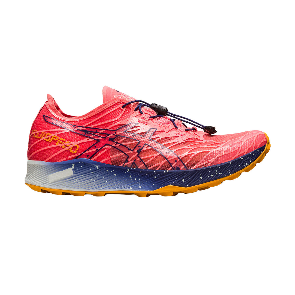 Asics FujiSpeed Papaya/Indigo Blue