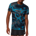 Mizuno Premium Aero Maglietta Hawaiian Ocean/Black