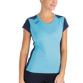 Joma Record II Maglietta Fluor Turquoise/Dark Navy
