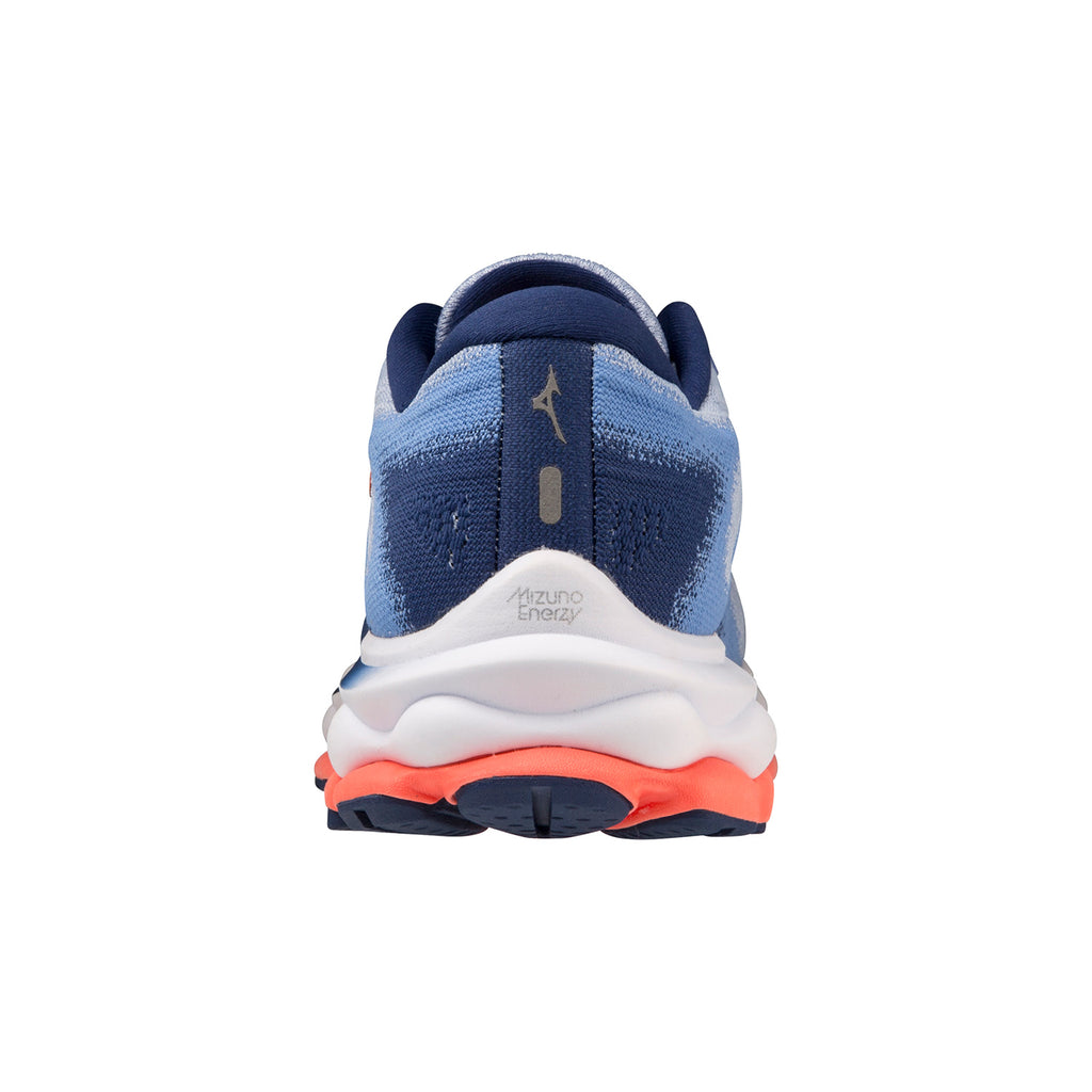 Mizuno Wave Sky 7 Blue Henon/Silver/Neon Flame