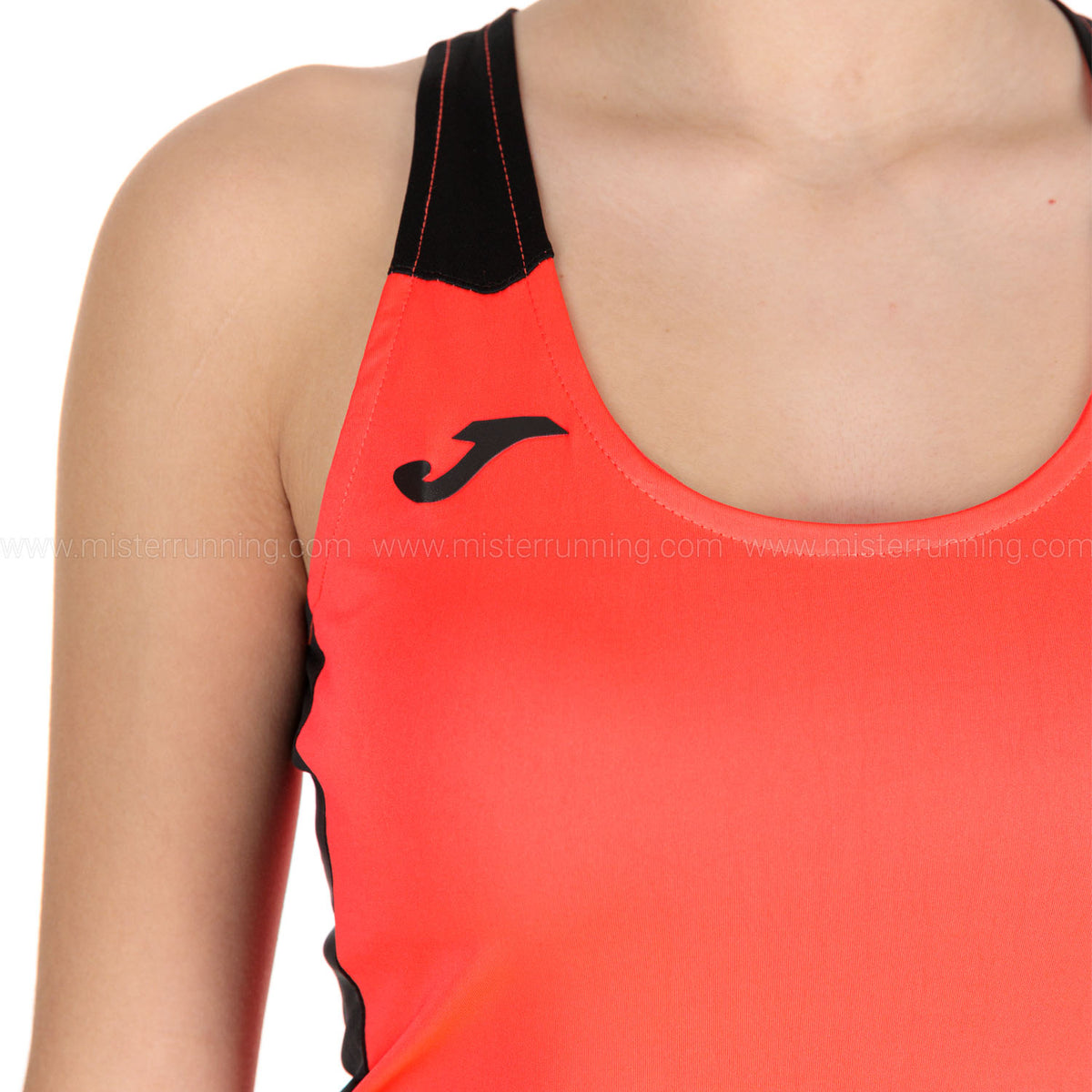 Joma Record II Canotta Fluor Coral/Black