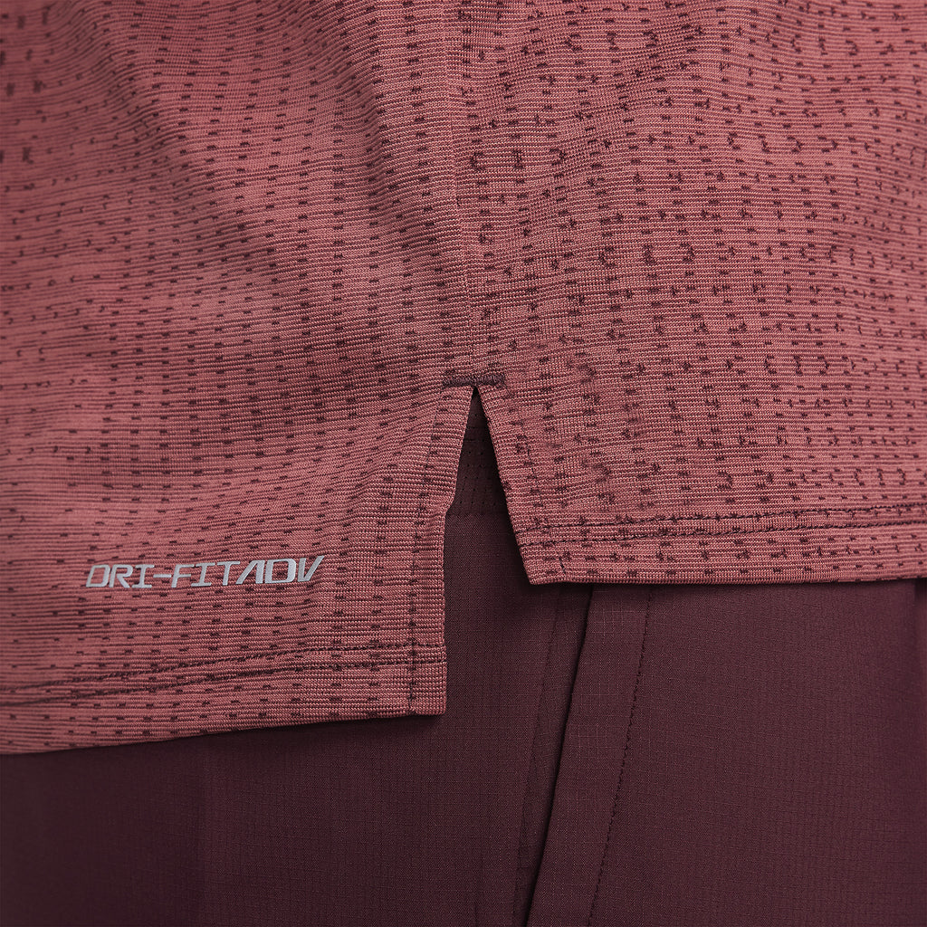 Nike TechKnit Ultra Logo Maglia Night Maroon/Cedar/Reflective Silver