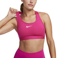 Nike Swoosh Dri-FIT Reggiseno Sportivo Fireberry/White