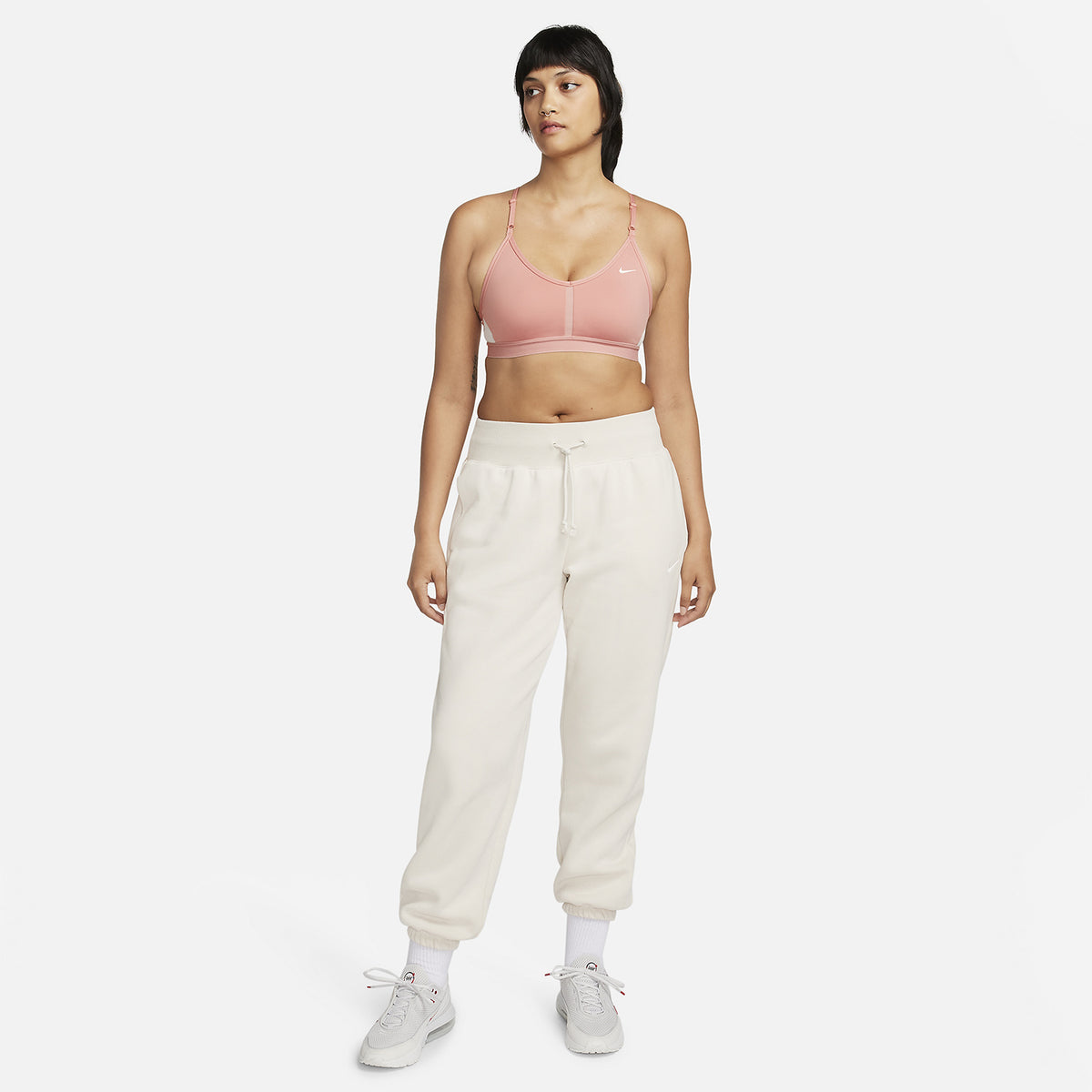 Nike Indy Reggiseno Sportivo Red Stardust/Guava Ice