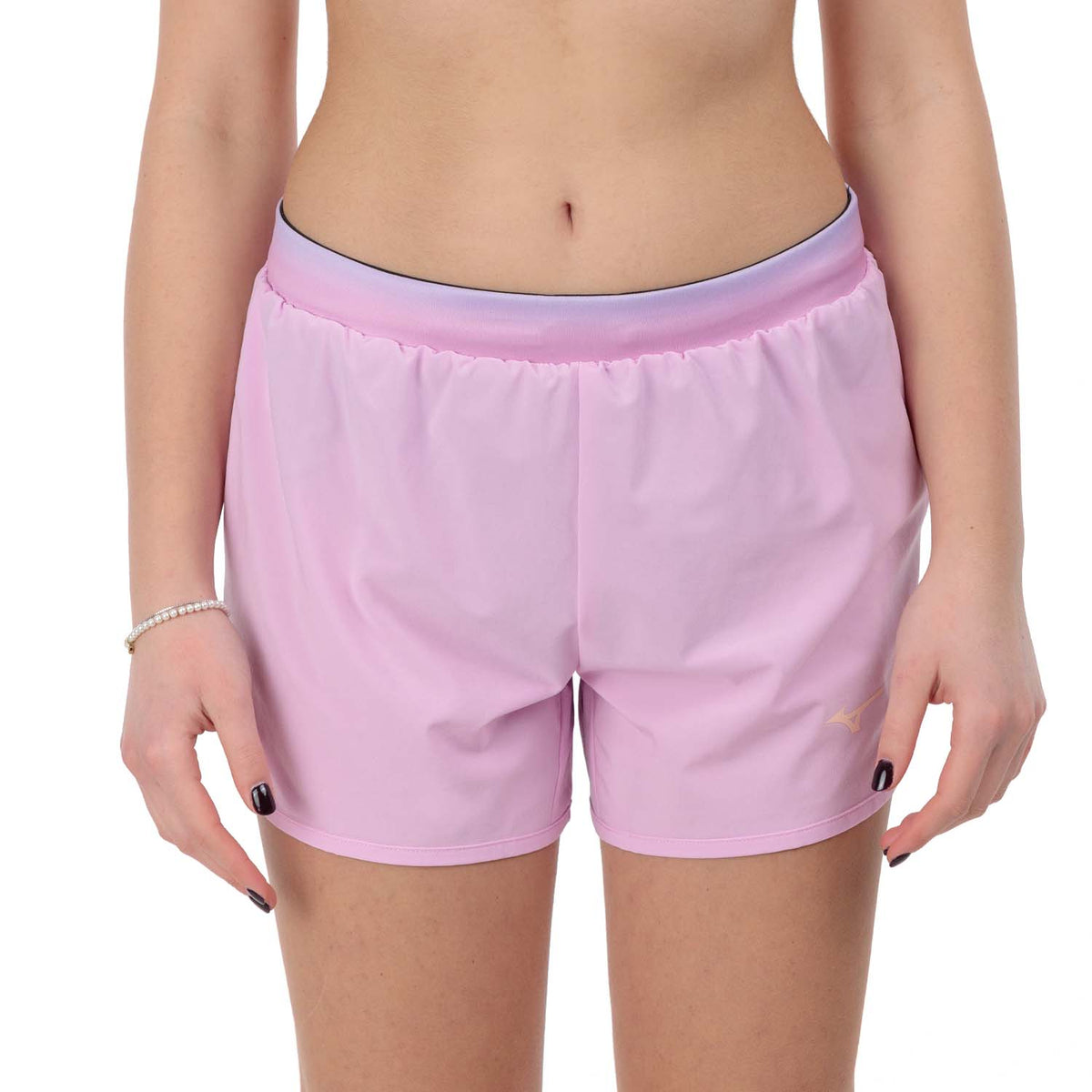 Mizuno Aero 4in Pantaloncini Lilac Chiffon