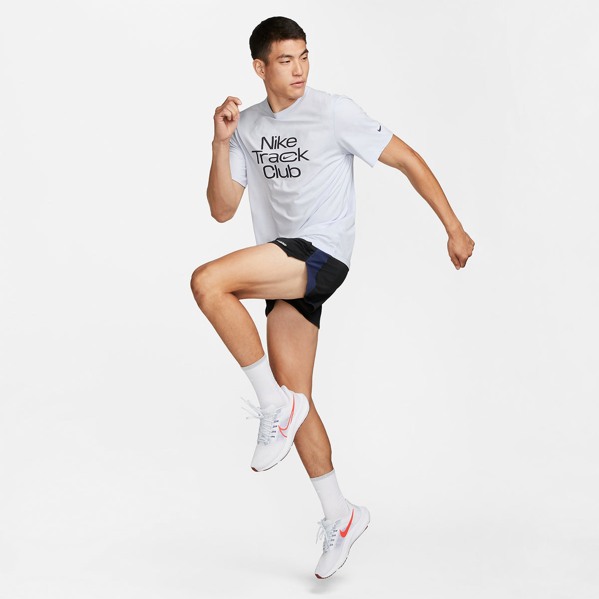 Nike Dri-FIT Hyverse Track Club Maglietta Footbal Grey/Midnight Navy