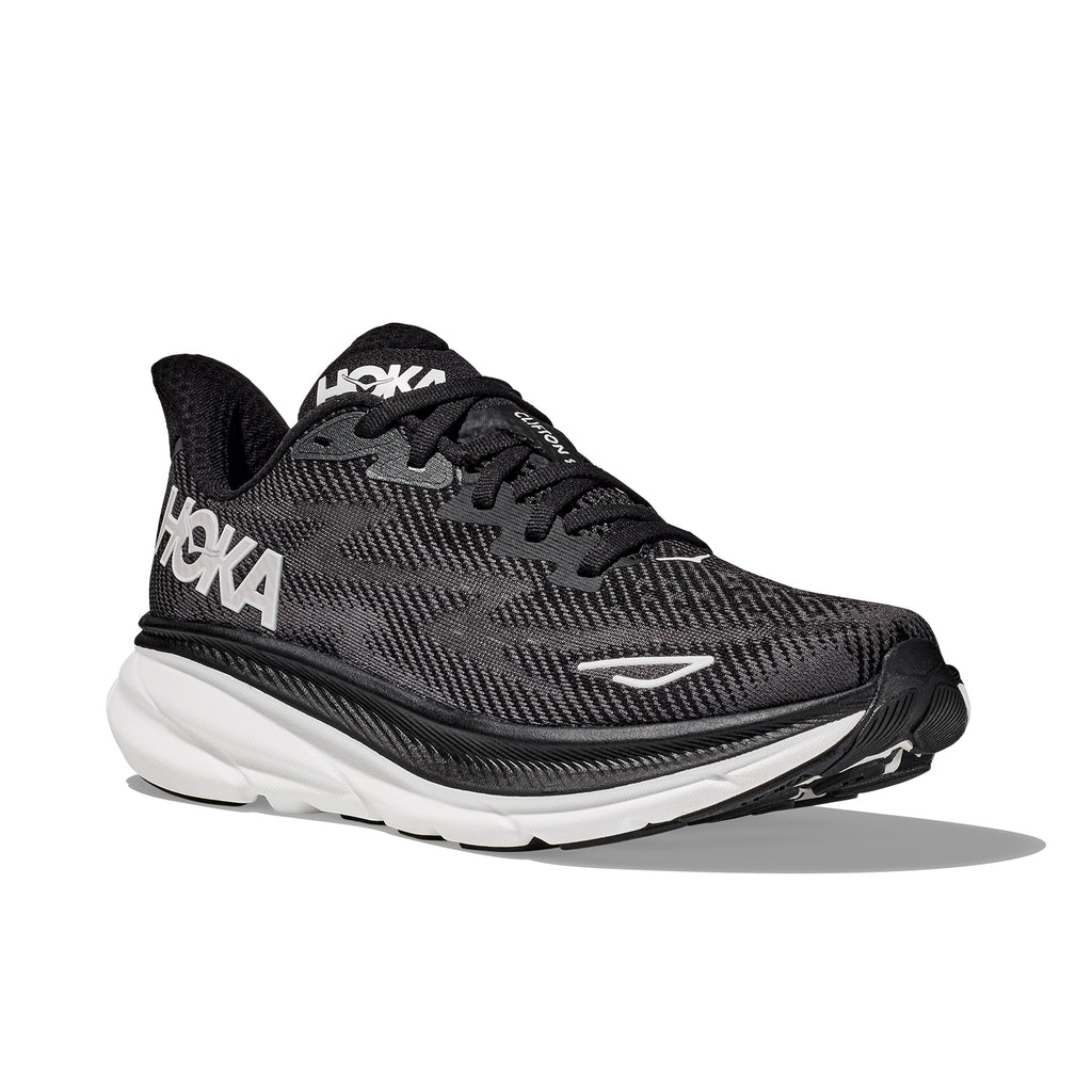 Hoka Clifton 9 Wide Black/White