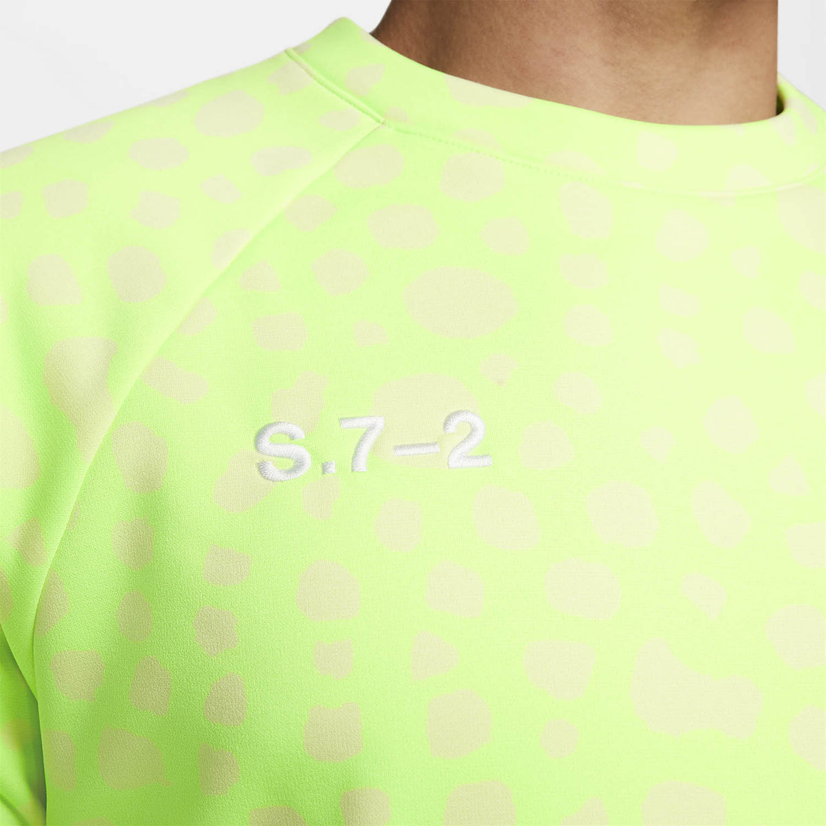 Nike Therma-FIT Printed Studio 72 Felpa Lime Blast/White