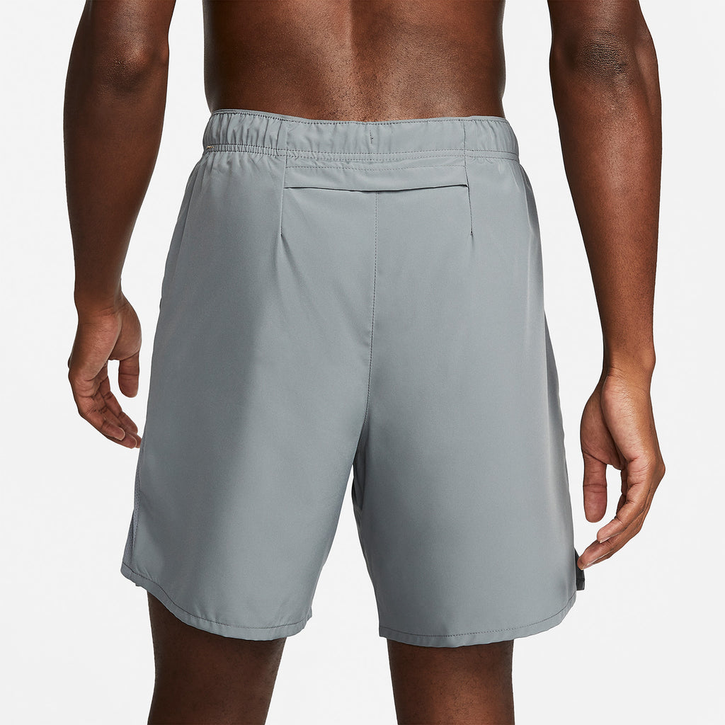 Nike Challenger 2 in 1 7in Pantaloncini Smoke Grey/Dark Smoke Grey/Reflective Silver