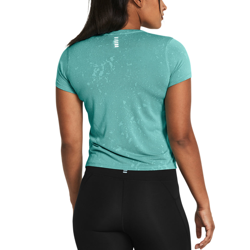 Under Armour Streaker Splatter Maglietta Radial Turquoise/Reflective