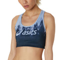 Asics Logo Kasane Reggiseno Sportivo Mist/French Blue