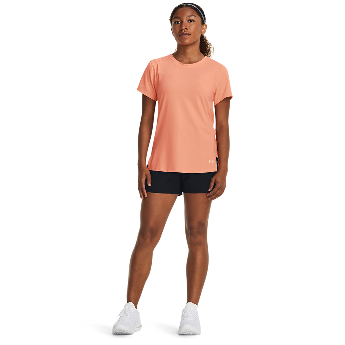 Under Armour Iso-Chill Laser Maglietta Bubble Peach/Reflective