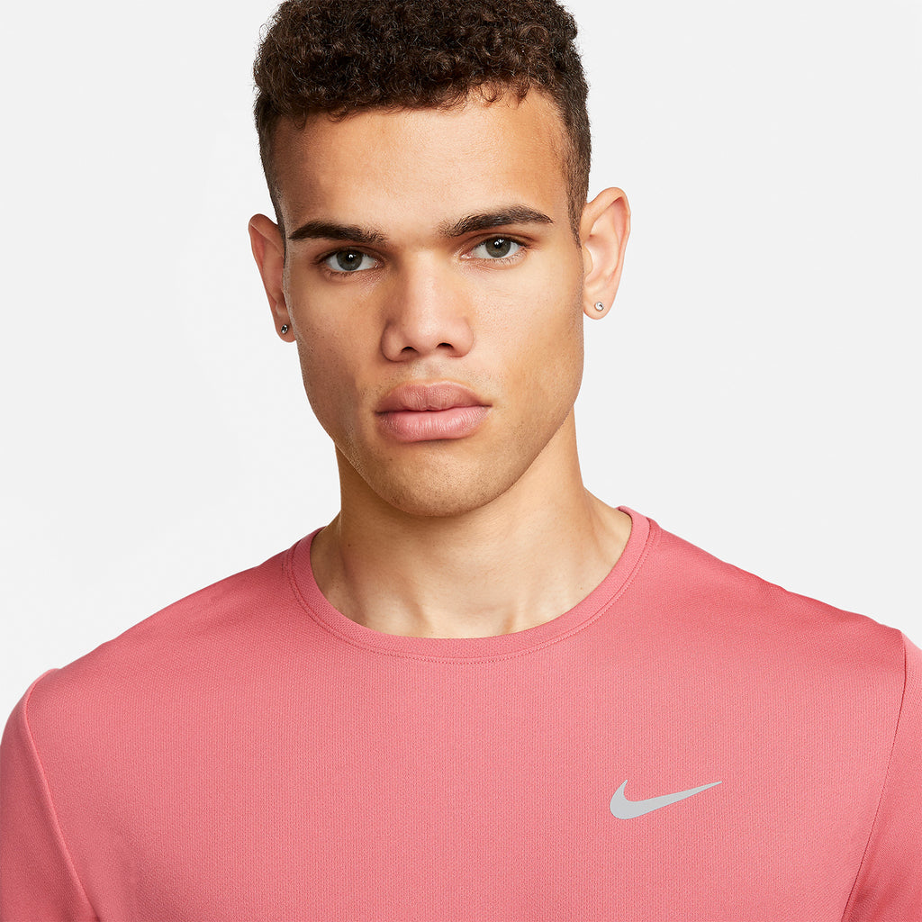 Nike Dri-FIT UV Run Division Miler Maglietta Adobe/Reflective Silver