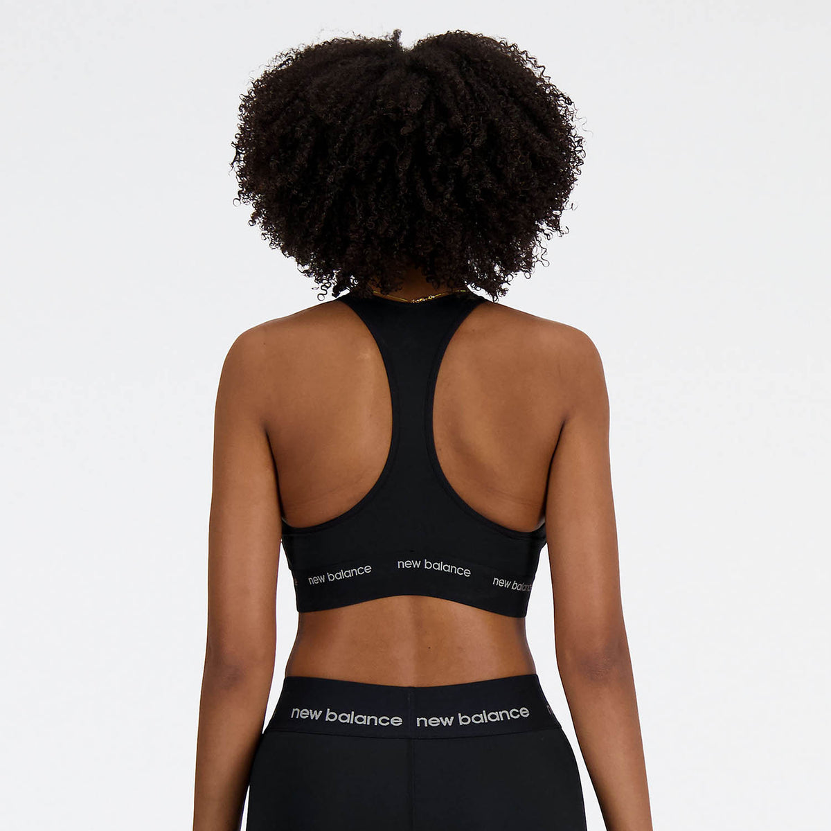 New Balance Sleek Pace Reggiseno Sportivo Black