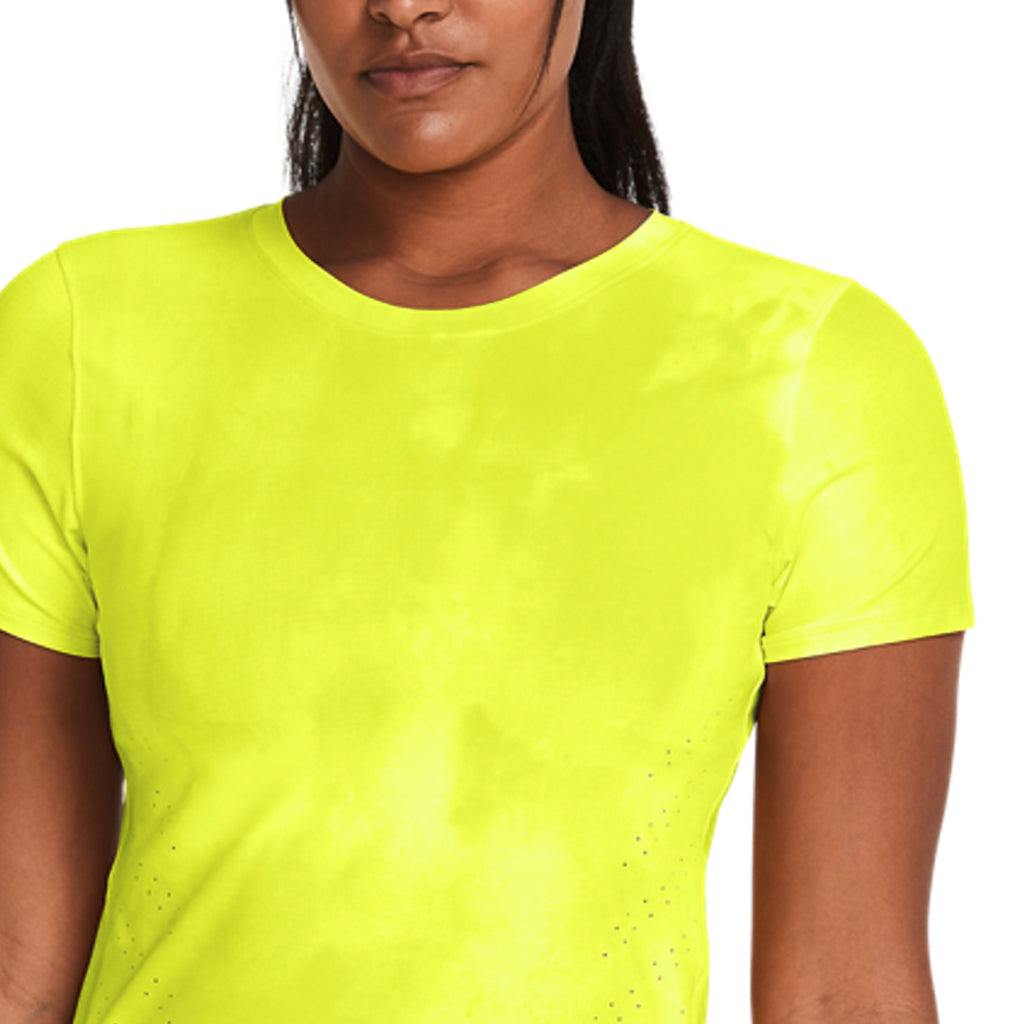 Under Armour Laser Wash Maglietta High Vis Yellow/Reflective