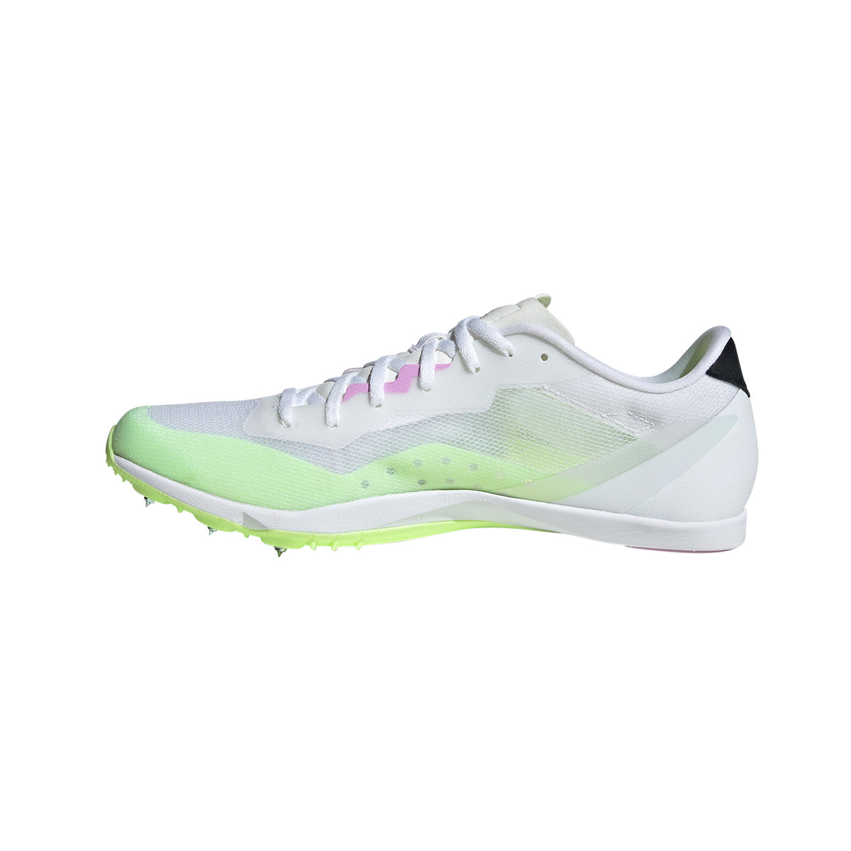 adidas adizero Distancestar Cloud White/Core Black/Green Spark