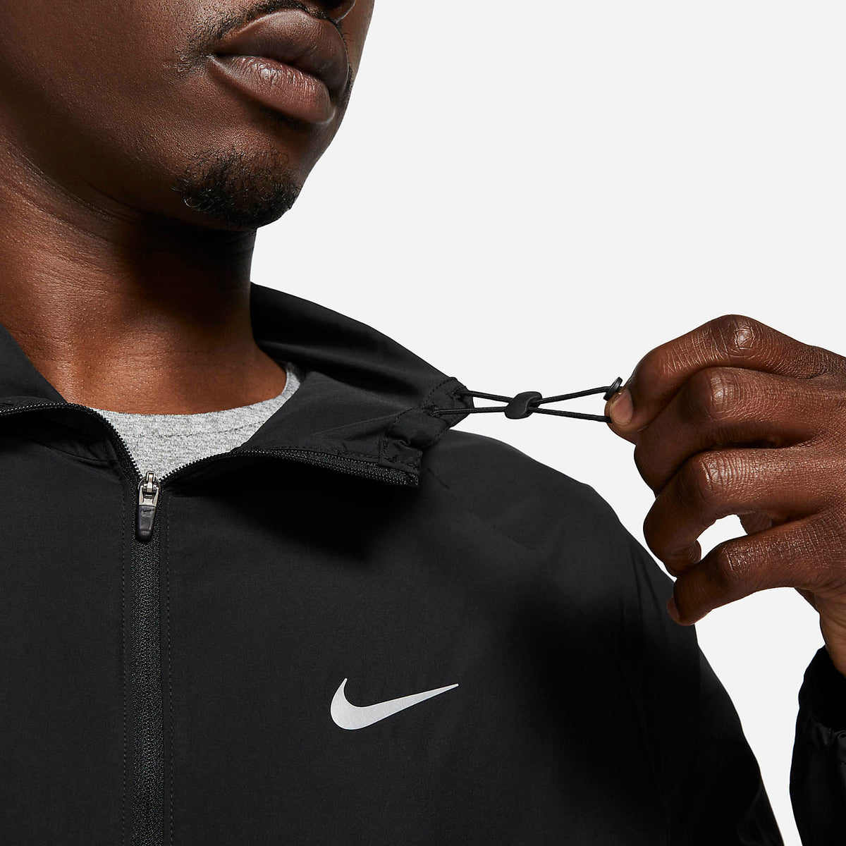 Nike Repel Miler Giacca Black/Reflective Silver