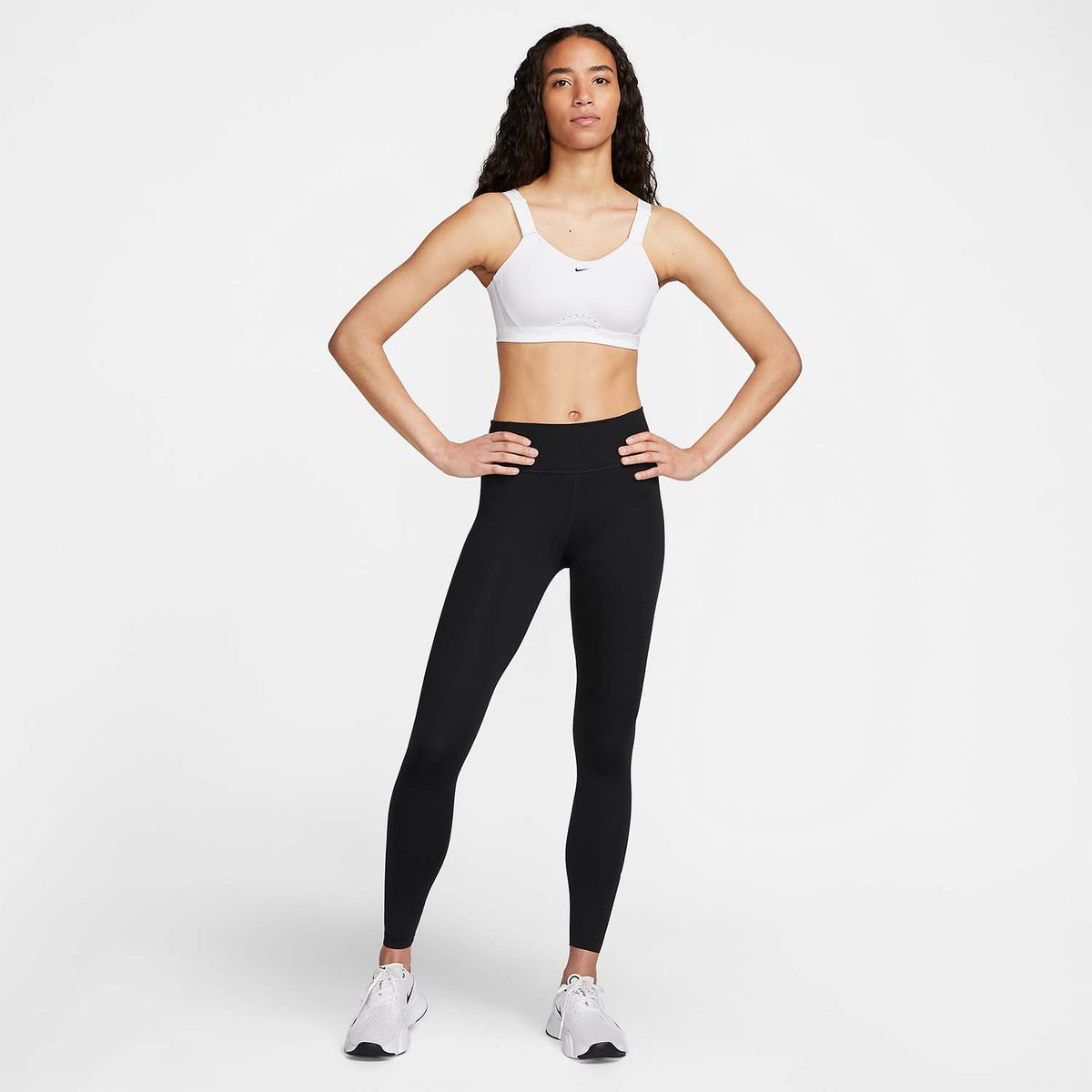 Nike Dri-FIT Alpha Reggiseno Sportivo White/Stone Mauve/Black