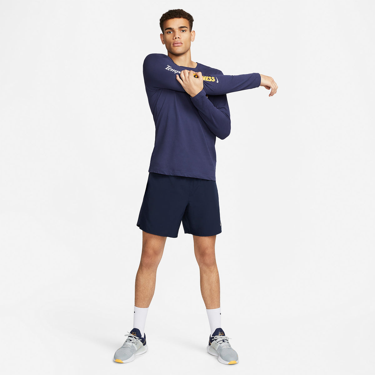 Nike Challenger 2 in 1 7in Pantaloncini Obsidian/Black/Reflective Silver