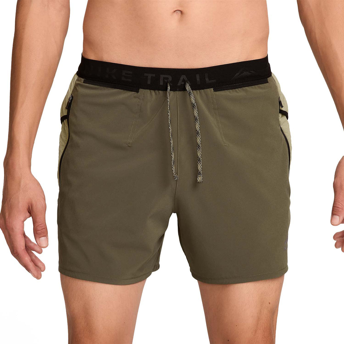 Nike Dri-FIT Second Sunrise 5in Pantaloncini Medium Olive/Neutral/Black