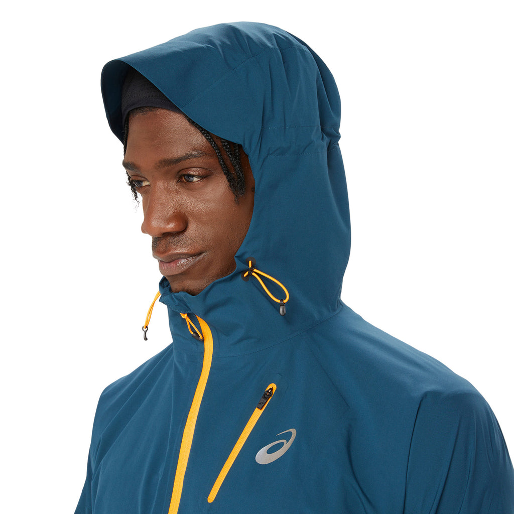 Asics Fujitrail Waterproof Giacca Magnetic Blue