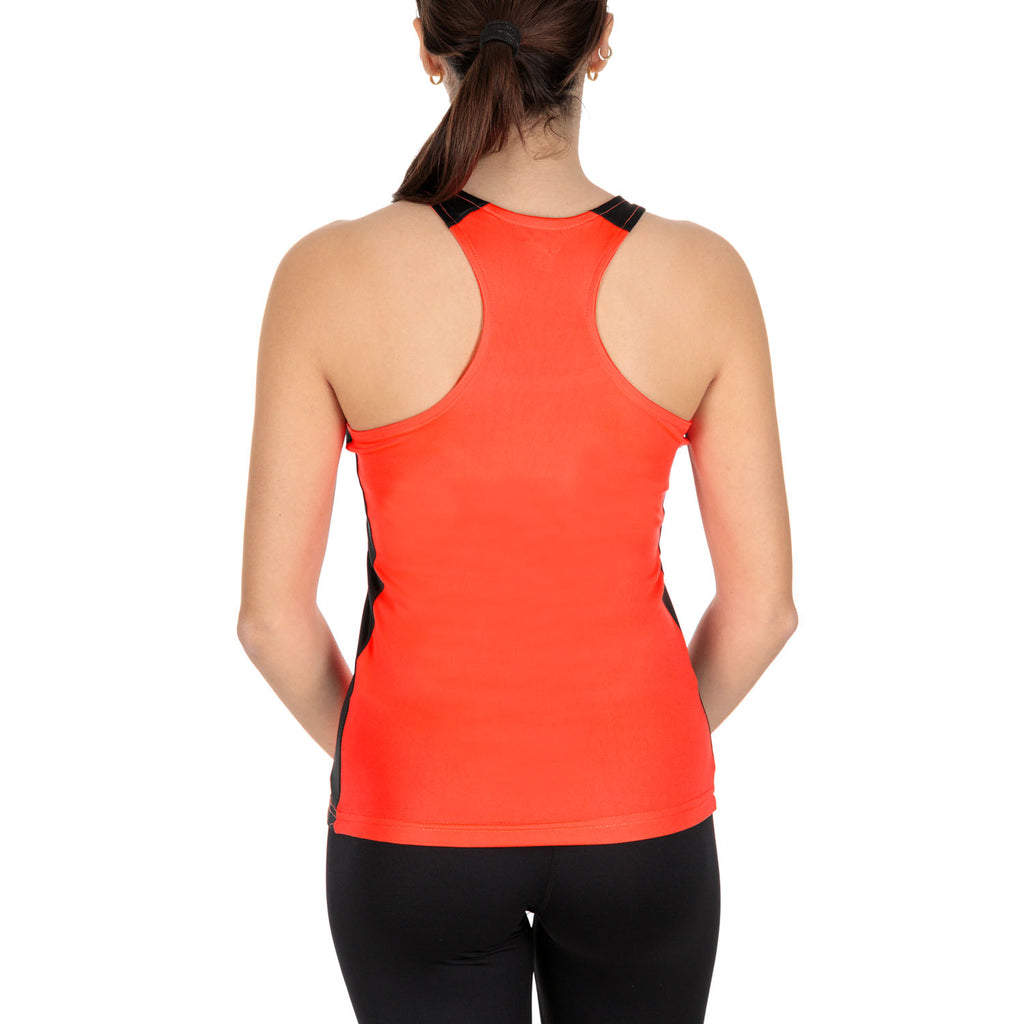Joma Record II Canotta Fluor Coral/Black