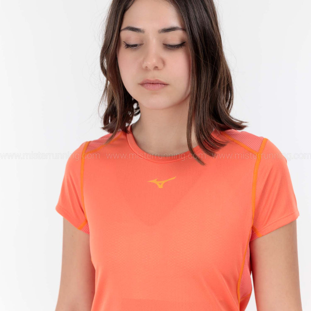 Mizuno DryAeroFlow Maglietta Nasturtium