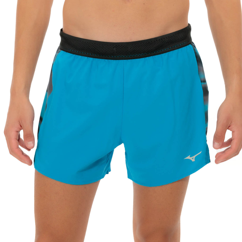 Mizuno Premium Aero Split 4.5in Pantaloncini Hawaiian Ocean