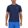 New Balance Athletics Run Maglietta NB Navy Heather