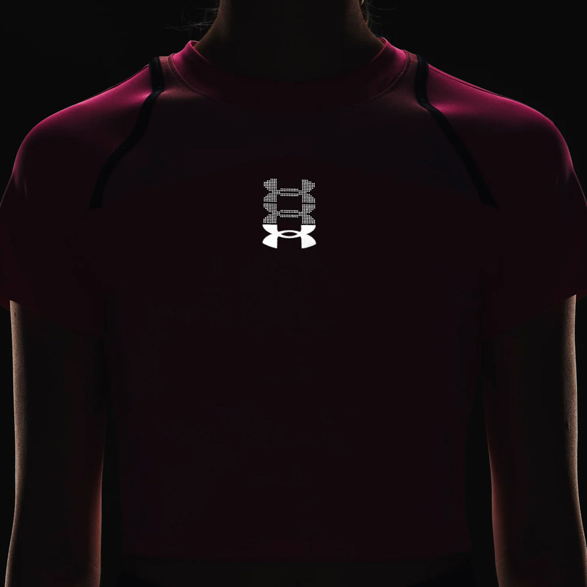 Under Armour Anywhere Maglietta Rebel Pink/Black/Reflective