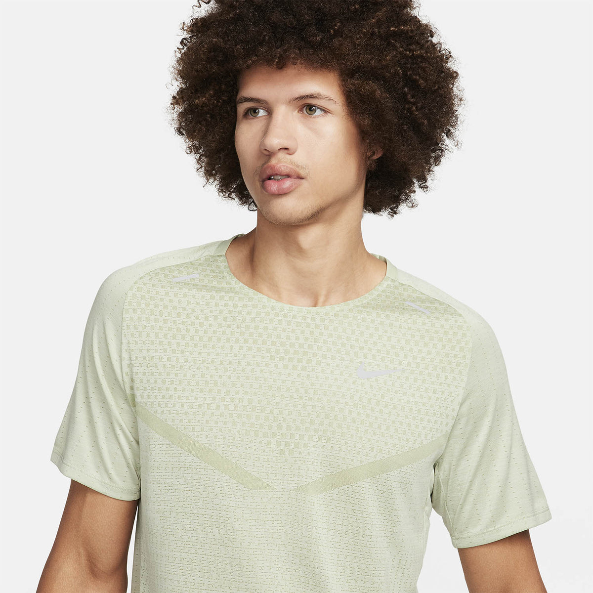 Nike Dri-FIT ADV Techknit Ultra Maglietta Olive Aura/Sea Glass/Reflective Silver