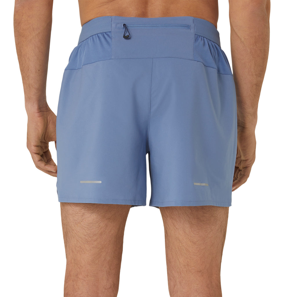 Asics Road 2 in 1 5in Pantaloncini Denim Blue
