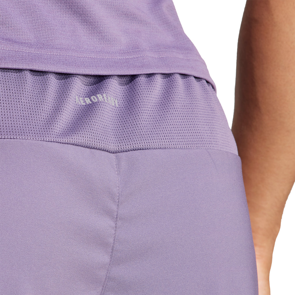 adidas HIIT 3 Stripes 7in Pantaloncini Shadow Violet