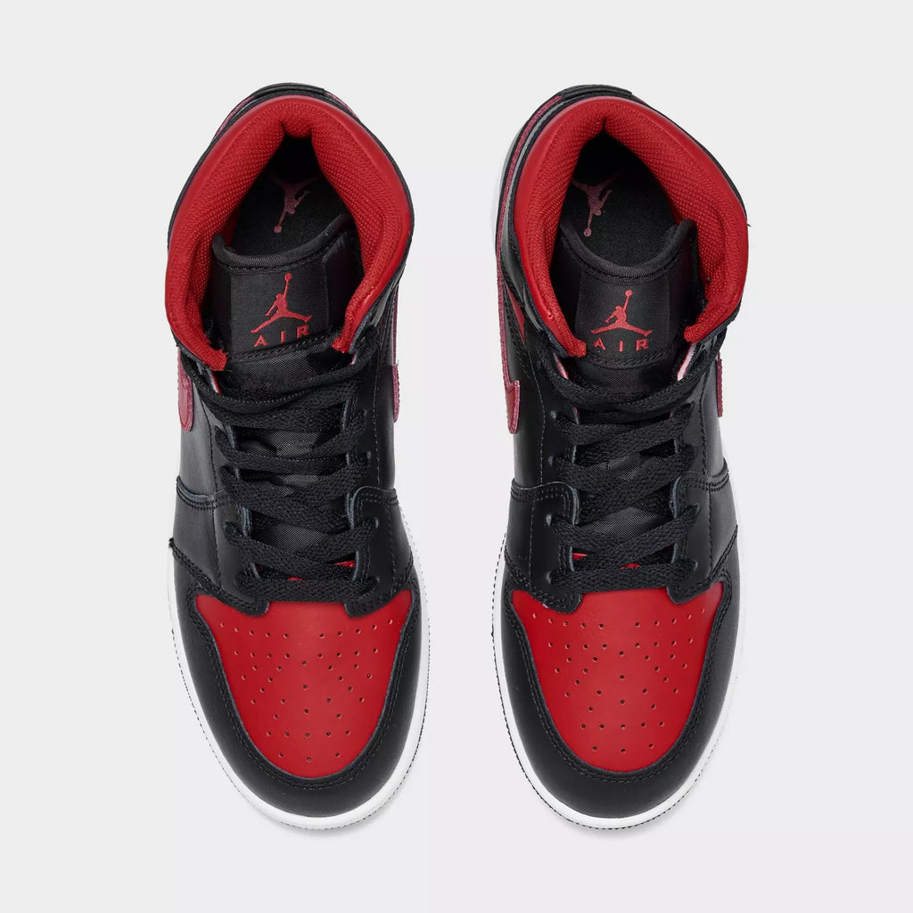 Big Kids' Air Jordan Retro 1 Mid Casual Shoes