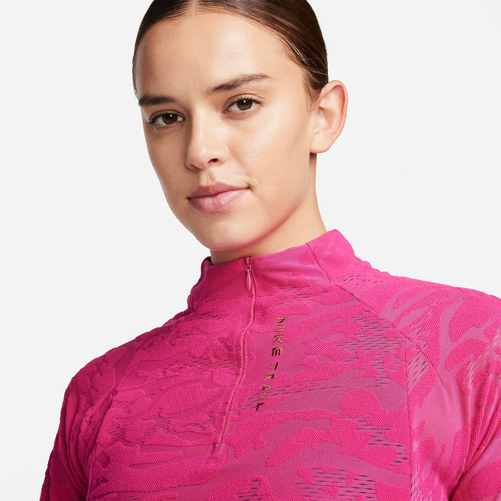 Nike Trail Pro Maglia Fireberry/Cedar