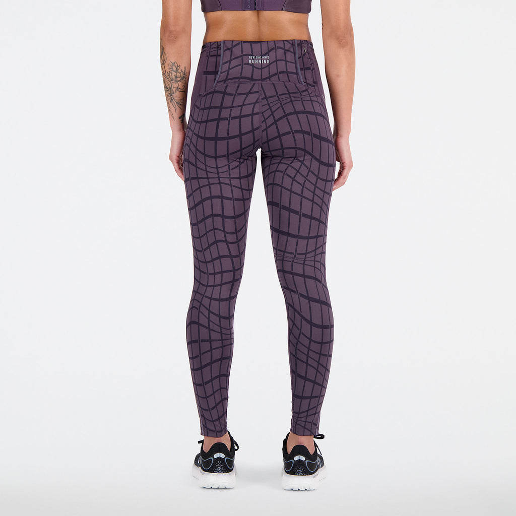 New Balance Printed Impact Run Tights Interstellar