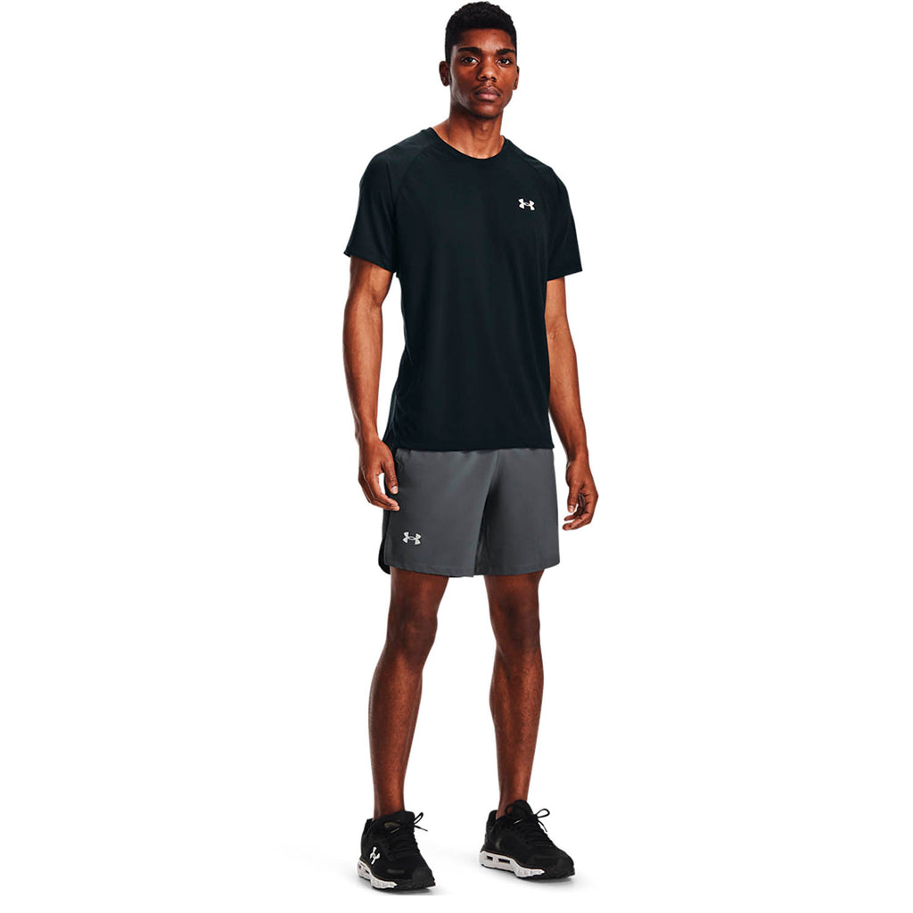 Under Armour Launch 7in Pantaloncini Pitch Gray/Black/Reflective