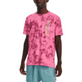 Under Armour Anywhere Wash Maglietta Pink Edge/Lime Surge