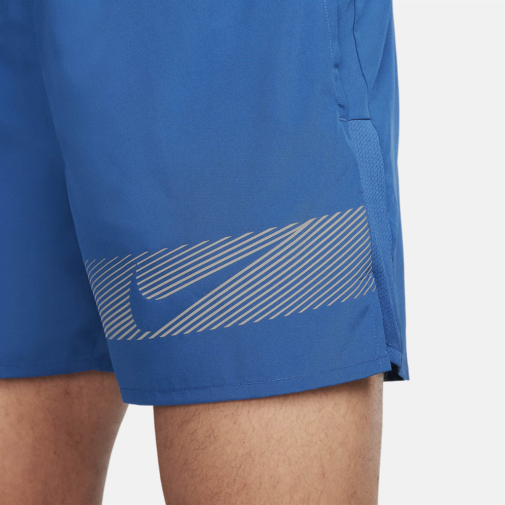 Nike Dri-FIT Challenger Flash 5in Pantaloncini Court Blue/Black/Reflective Silver