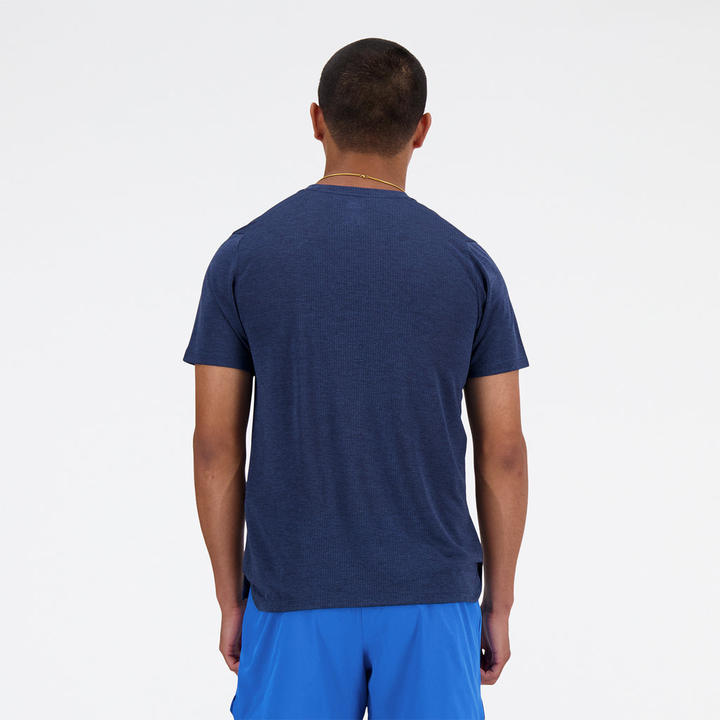 New Balance Athletics Run Maglietta NB Navy Heather