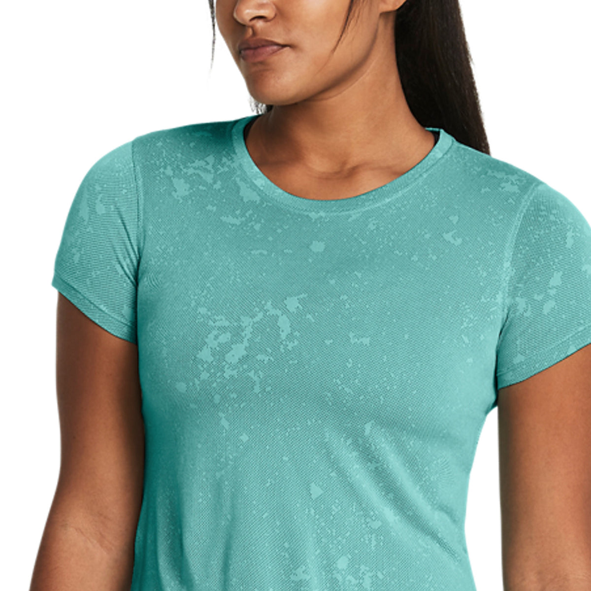 Under Armour Streaker Splatter Maglietta Radial Turquoise/Reflective